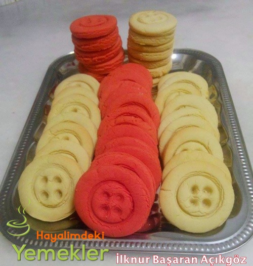 düğme kurabiye tarifi