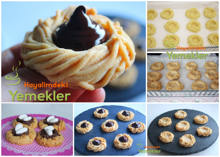 kuş yuvası kurabiyesi tarifi