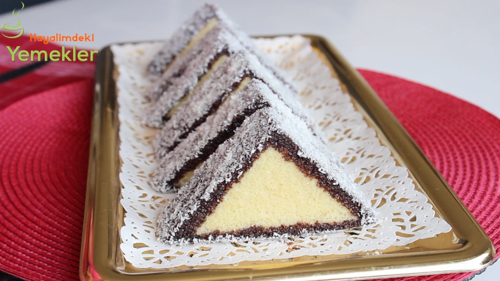 Üçgen kek tarifi foto