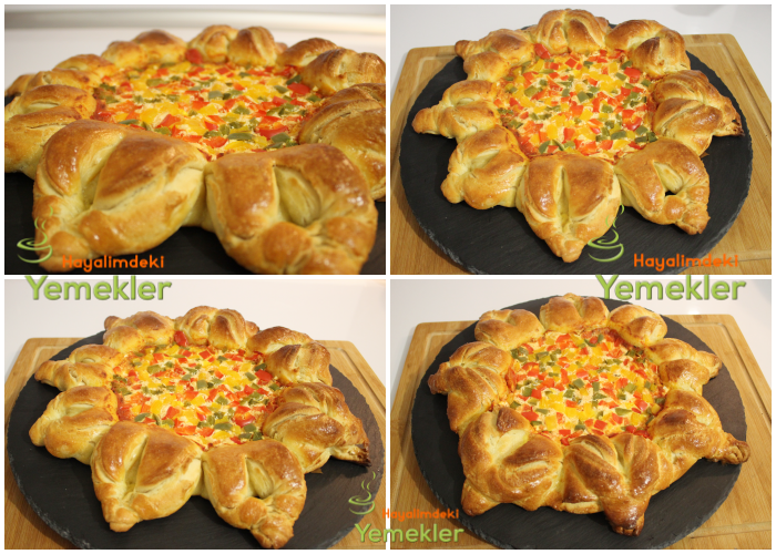 çiçek pizza tarifleri