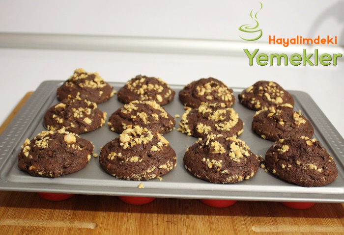 çikolatalı fındıklı muffin