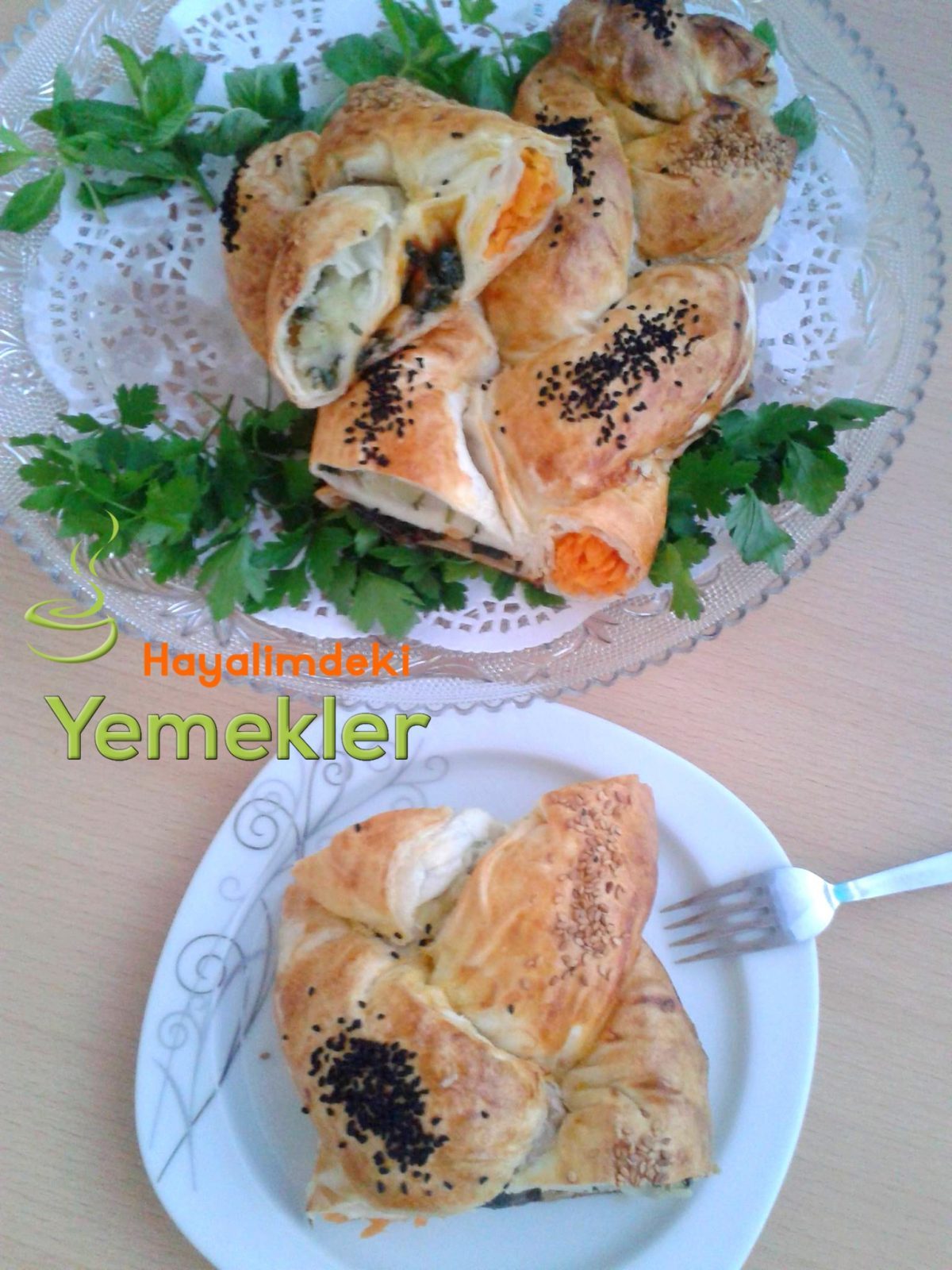 3 renkli börek nasıl yapılır
