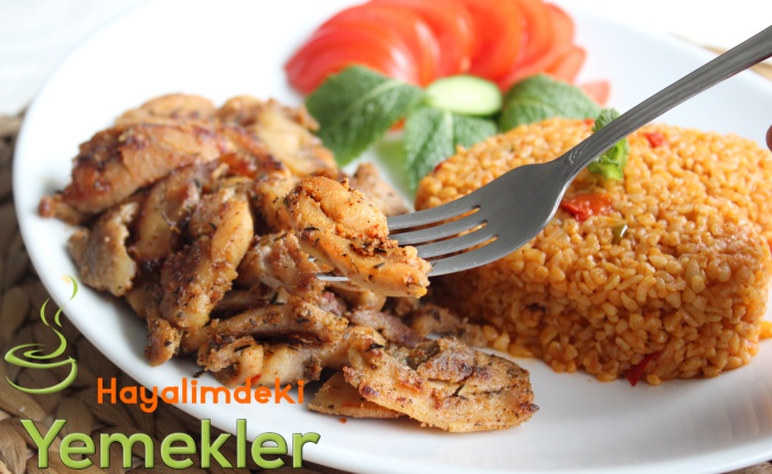 tavuk döner yapımı