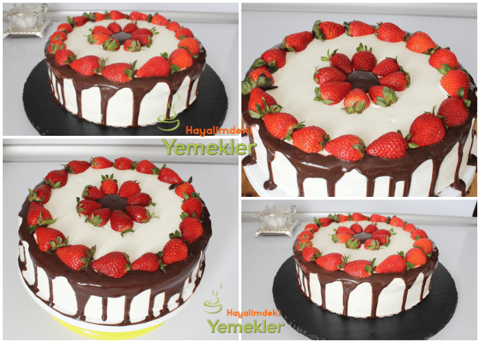 çilekli pasta tarifi