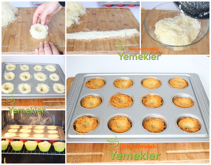 kremalı kadayıf çanağı