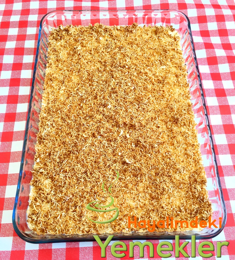 çıtır kadayıflı muhallebi tarifi