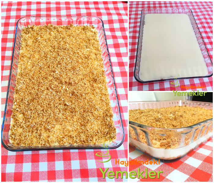 çıtır kadayıflı muhallebi