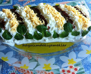 Etimekli tavuk gogsu salatasi