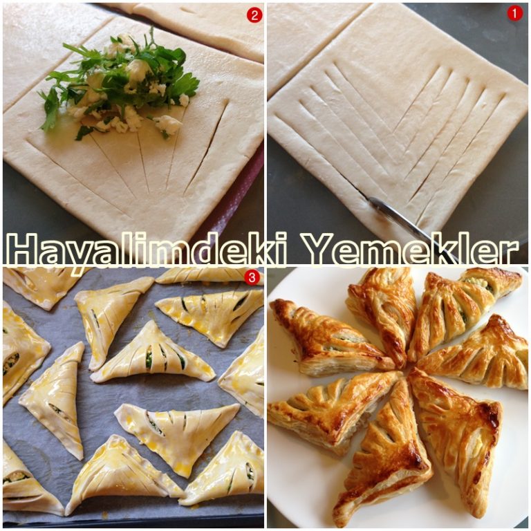 Şekilli Peynirli Milföy