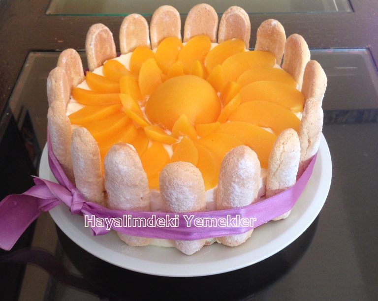 Kayısılı Kedi dili ile Kolay Pasta