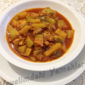 tavuk ve kabak yemeği