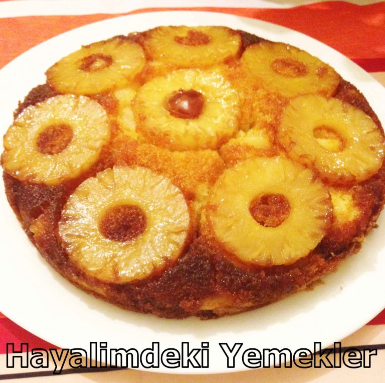 Karamelli Ananaslı Kek Tarifi