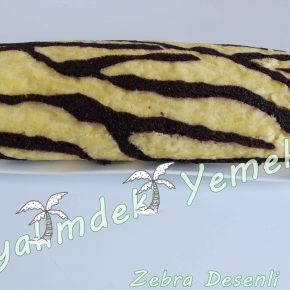 zebra desenli pasta