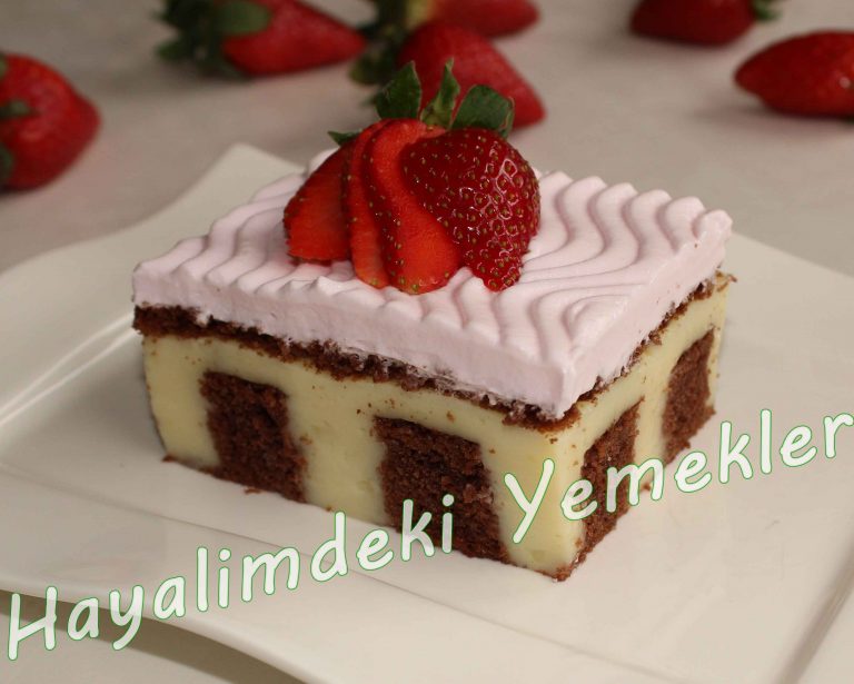 Puding Dolgulu Kek Tarifi