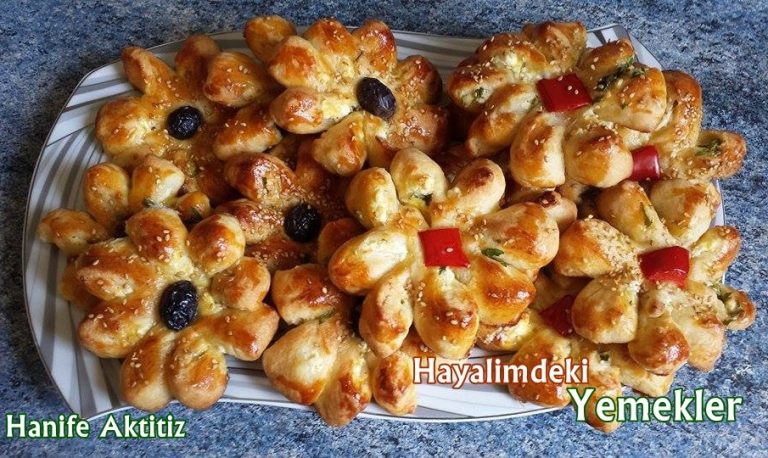 Peynirli  Çiçek Poğaça Tarifi