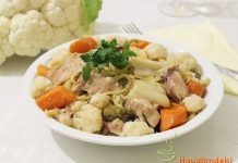 Diyet Yemeği ( Düdüklü Tencerde Tavuklu,Makarnalı Sebze )