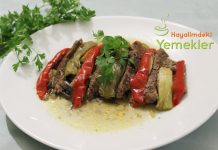 Kırmızı et ve Sebze Diyet Yemekleri