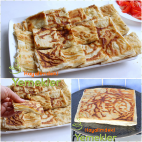 hazır yufka ile gözleme