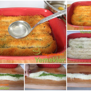 kadayıf sarma tatlısı