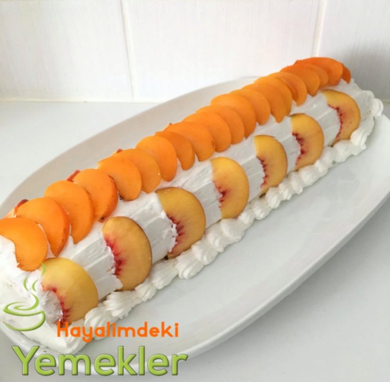 Şetfalili ve Kayısılı  Rulo Pasta
