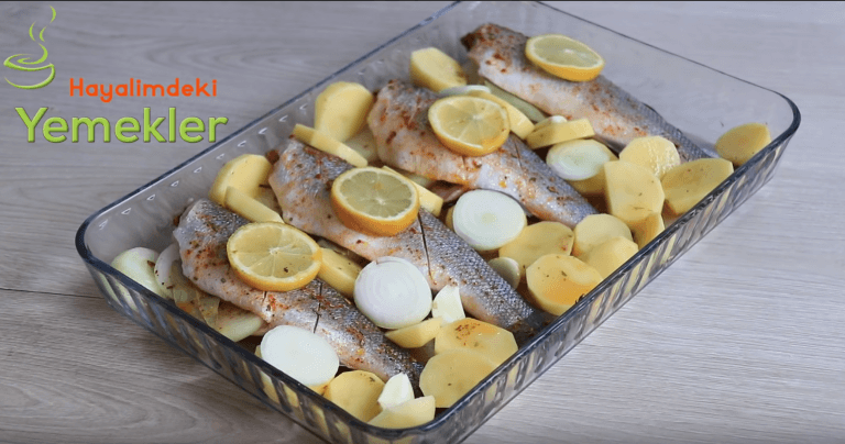 Fırında Levrek Tarifi / Fırında balık yapacaksanız bu sosu yapın.!