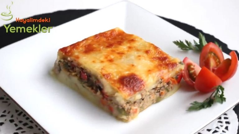 fırında kıymalı patates püresi