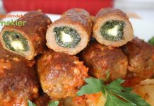 Ispanaklı Kaşar Peynirli Köfte Tarifi ispanaklı kaşar peynirli köfte