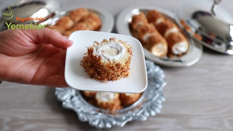 Kirilmadan çatlamadan sarilan paşa sarmasi ✅ kadayifli paşa sarmasi 💯 paşa lokumu