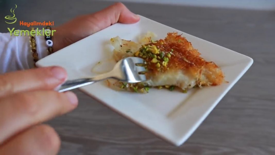 PÜF NOKTALARIYLA EVDE KÜNEFE YAPIMI Resimli Yemek Tarifleri