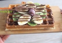 En Lazzetli Waffle  Tarifi  waffle pasta Tarif