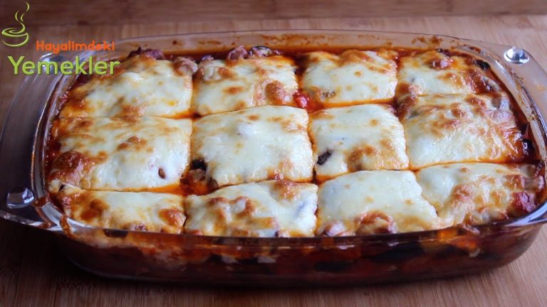 Etli, Kaşar Peynirli Musakka Tarifi,Ana Yemek Tarifi  /Hayalimdeki Yemekler