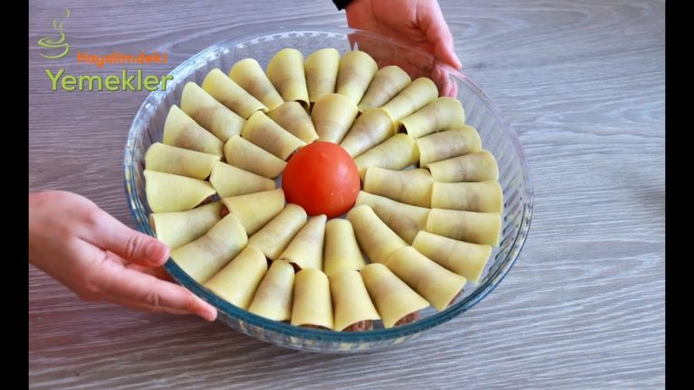 BU  TARİFİ DAHA ÖNCE HİÇ GÖRMEDİNİZ❗️ŞEKLİ MUHTEŞEM 2 FARKLI SUNUMLA  ANA YEMEK TARİFİ ✅