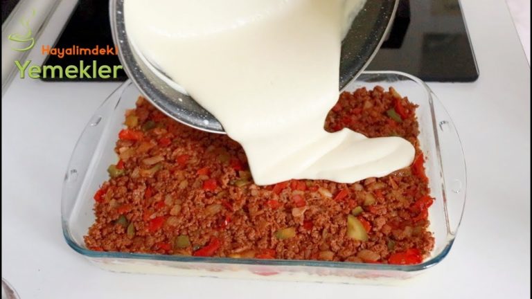 ÖYLE GÜZEL BİR YEMEK OLDU Kİ SOFRANIN BAŞ TACI OLUR ✅BEŞAMEL SOSLU KRALİÇE YEMEĞİİ 💯