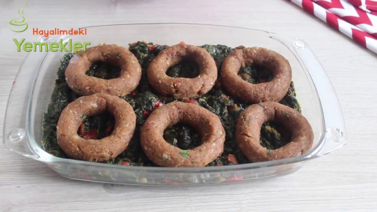 Ispanaklı Simit Köfte  ve Pilav Tarifi / Ana Yemek Tarifleri