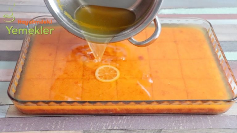 PORTAKALLI KOLAY REVANİ TATLISI  ✅PORTAKALLI REVANİ 💯 KOLAY TATLI TARİFLERİ