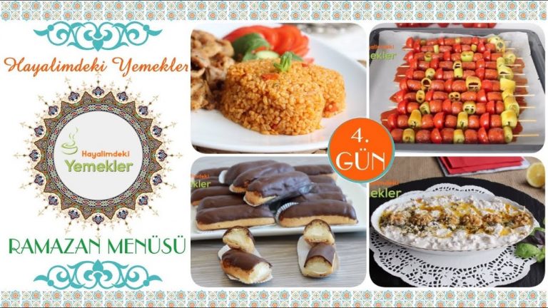 15 DAKİKALIK VİDEODA 5 ÇEŞİT İFTAR MENÜSÜ ✅ÇOK KOLAY ANA YEMEK,P,İLAV,SALATA,ÇORBA VE TATLI TARİFİ 💯