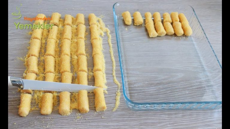 İFTARA EN KOLAY TATLIYI YAPTIM MİSAFİRLERİM TADINA BAYILDI ✅KOLAY ŞERBETLİ TATLILAR 💯 PARMAK TATLISI