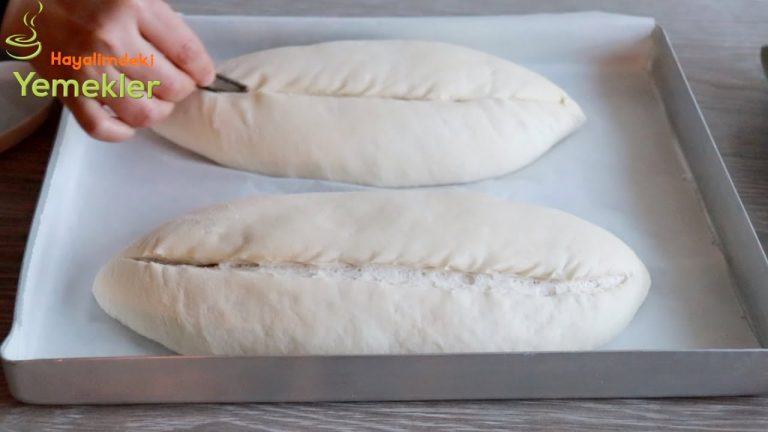 FIRINDA SATILAN EKMEK TARİFİNİ EVDE YAPTIM ✅ BU TARİFLE EVDE EKMEK YAPMAYAN KALMASIN 💯EKMEK HAMURU