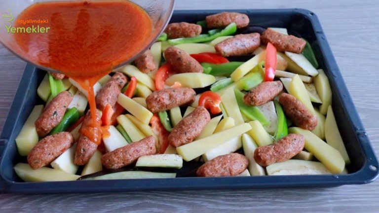 DOĞRA AT FIRINA İFTARA DAHA KOLAYI YOK ✅ FIRINDA KÖFTELİ SEBZE YEMEĞİ 💯KOLAY ANA YEMEKLER