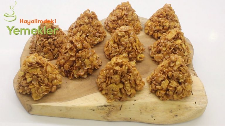 Sadece 4 Malzemeli Çok Lezzetli Çıtır Çıtır Kozalak Tatllısı / Hayalimdeki Yemekler