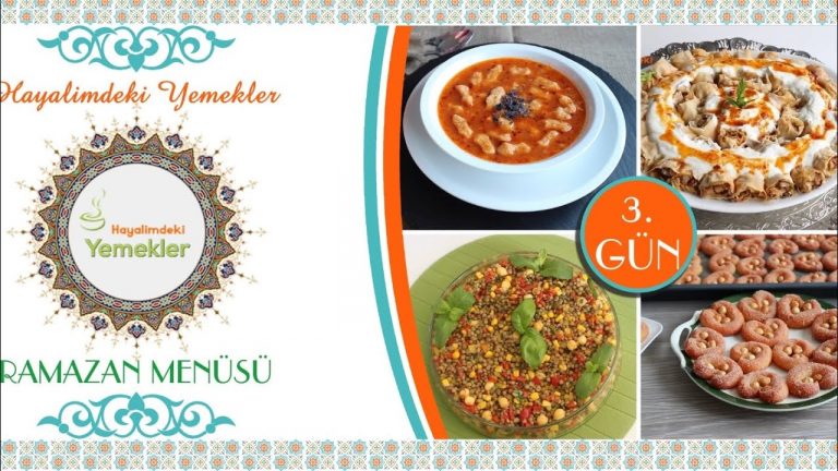 BU ANA YEMEK İFTARA EFSANE OLUR  ✅ ŞERBETİ KAYNATILMAYAN TATLI  💯ÇORBA SALATA ✅3. GÜN İFTAR MENÜSÜ