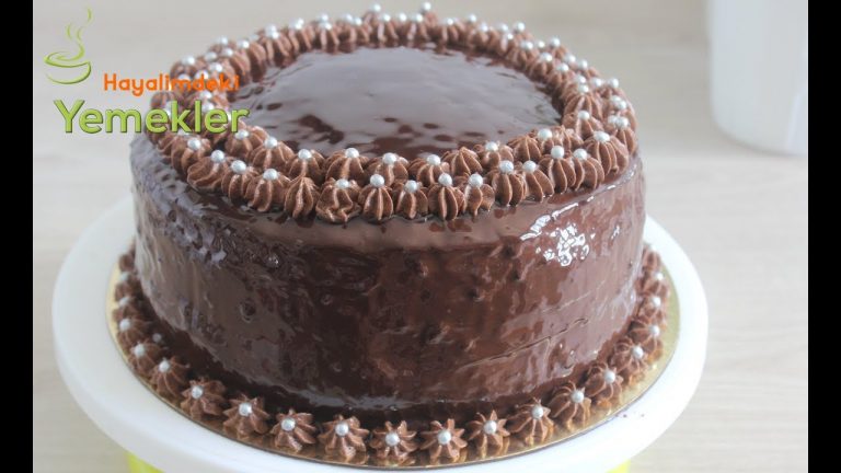 Ev Yapımı Kremasıyla Kremşantisiz Muhteşem Çikolatalı Pasta Tarifi-Pasta Tarifleri