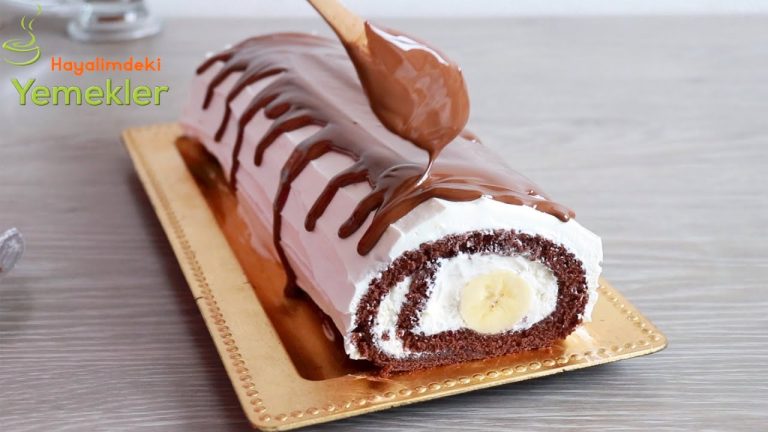 BU PASTA  O KADAR KOLAY Kİ YAPMAYAN KALMAYACAK ✅EYVAH EYVAH DÖKÜLÜYOR PASTASI 💯 KOLAY RULO PASTA