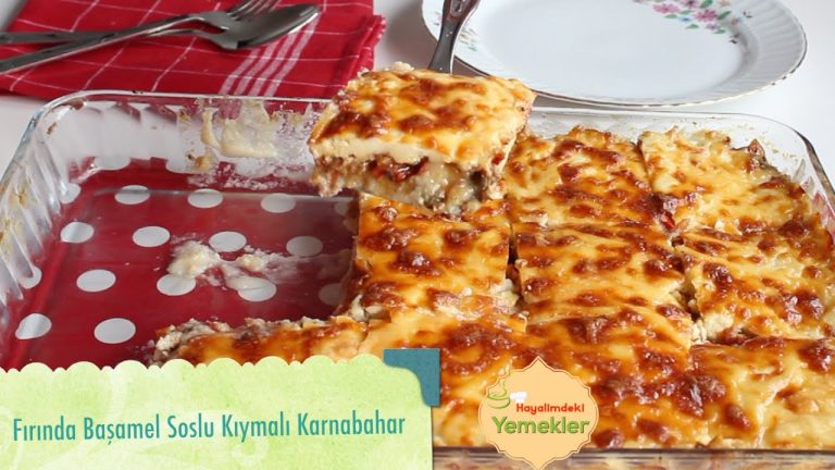 Fırında Başamel Soslu Karnabahar Tarifi