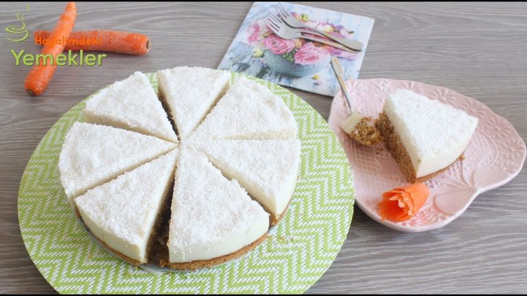 Herkesin Bayıldığı Muhallebili Muhteşem Havuçlu Kek'i  Birde Benim Tarifimle Deneyin