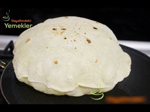 KAHVALTIYA BALON GİBİ KABARAN TAVADA YUMUŞACIK LAVAŞ EKMEKLER YAPIN ✅TAVADA KOLAY  BALON EKMEK 💯
