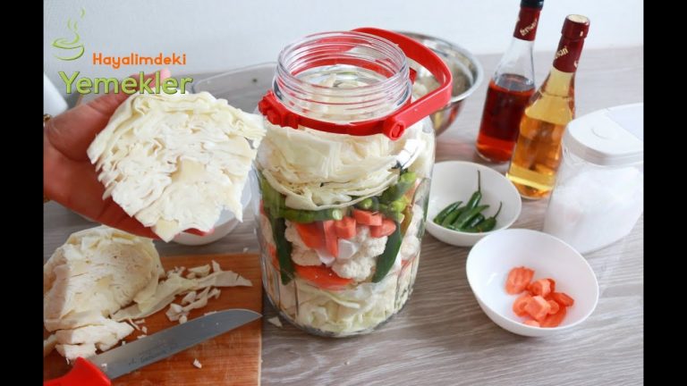 RENGİ MUHTEŞEM GARANTİLİ TURŞU TARİFİ  ✅EN KOLAY KARIŞIK TURŞU YAPIMI 💯KARIŞIK TURŞU