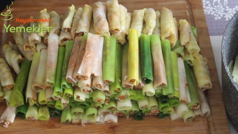 Lahana Sarmasını benim tarifimle deneyin  – Etli Lahana dolması ve Pırasa Sarması Nasıl Yapılır