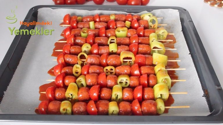 Fırında Şiş Köfte Tarifi/Kolay  Akşam Yemeği / Hayalimdeki Yemekler
