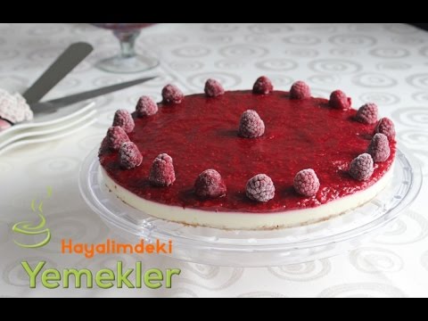 Kolay Frambuazlı Chesecake ( Çizkek ) Tarifi ( Yalancı Çizkek )